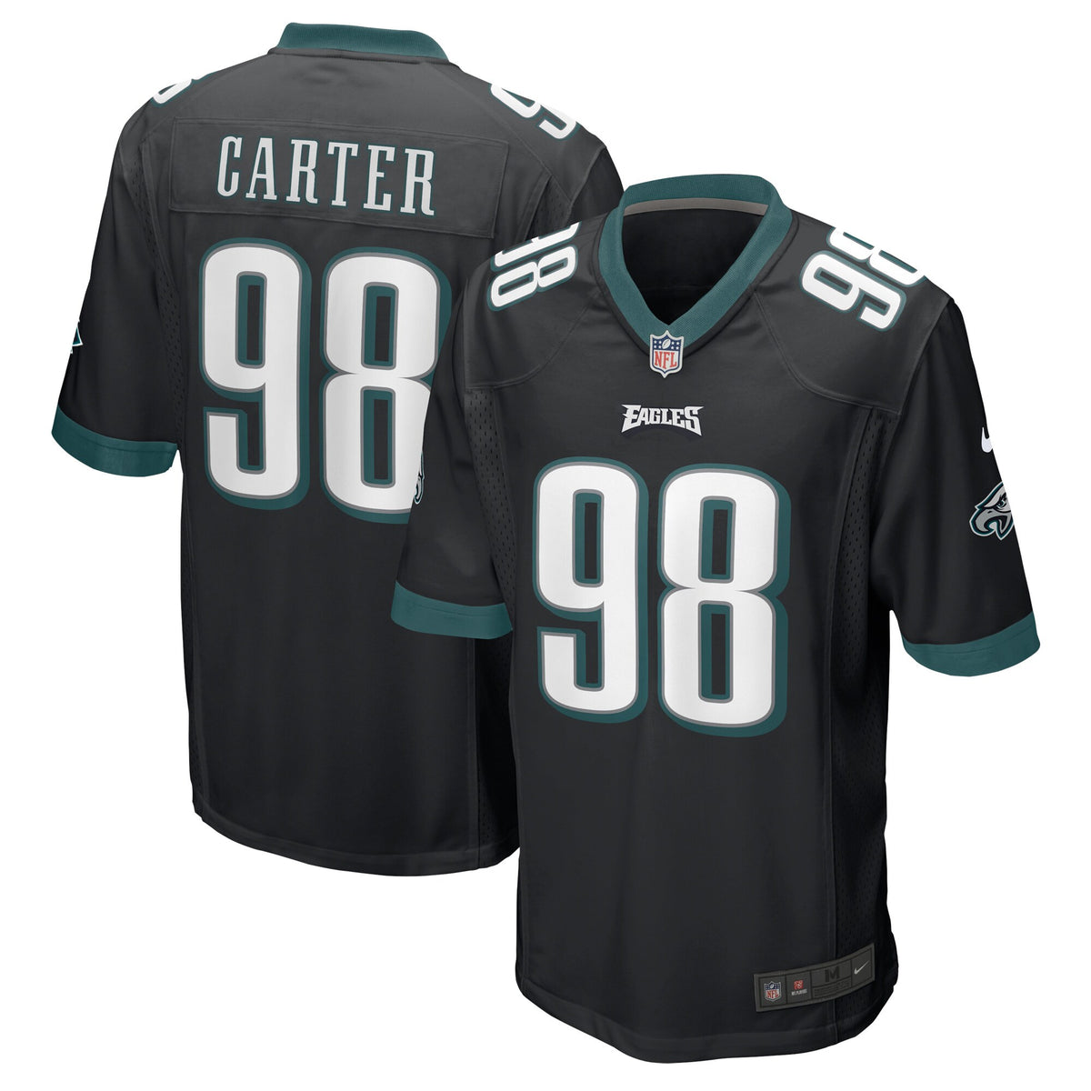Jalen Carter Philadelphia Eagles black Alternate jersey