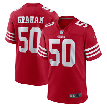 Jalen Graham San Francisco 49ers scarlet jersey