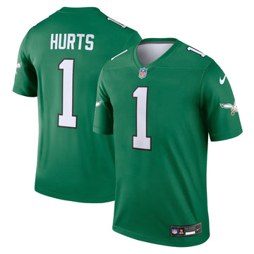 Jalen Hurts Philadelphia Eagles green Legend jersey