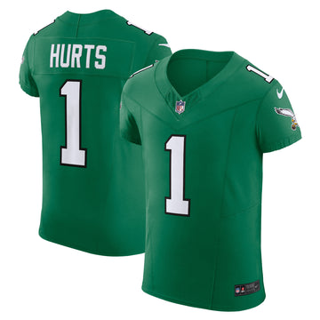Jalen Hurts Philadelphia Eagles green Vapor jersey