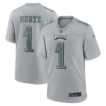 Jalen Hurts Atmosphere Philadelphia Eagles gray Fashion jersey
