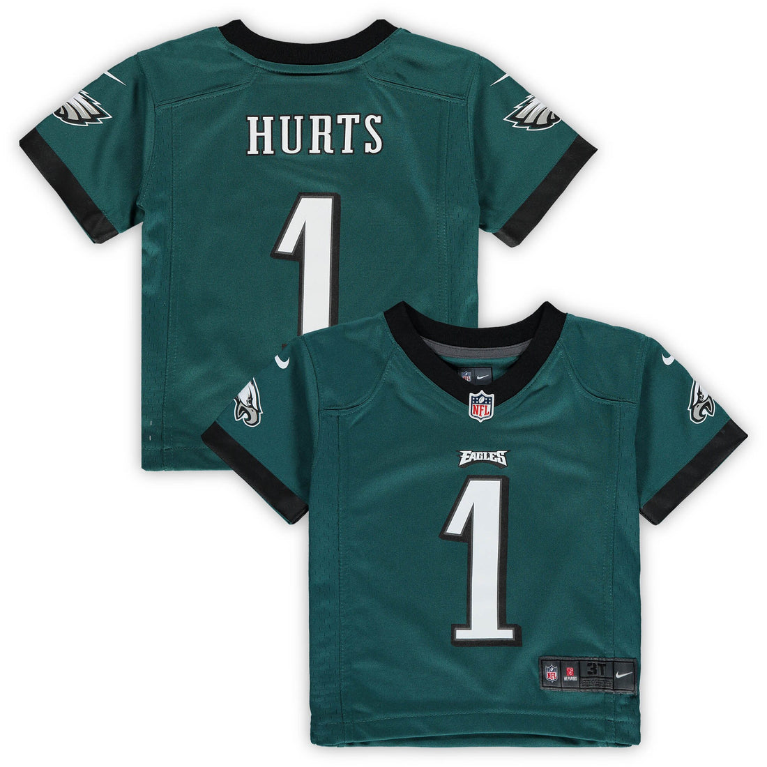 Jalen Hurts Philadelphia Eagles green jersey
