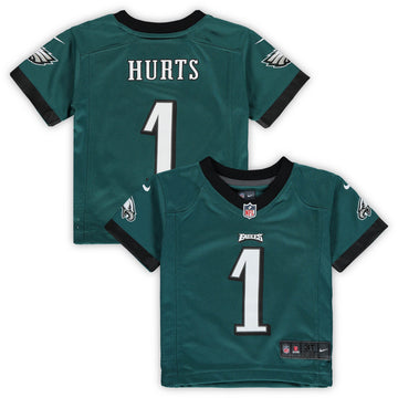 Jalen Hurts Philadelphia Eagles green jersey