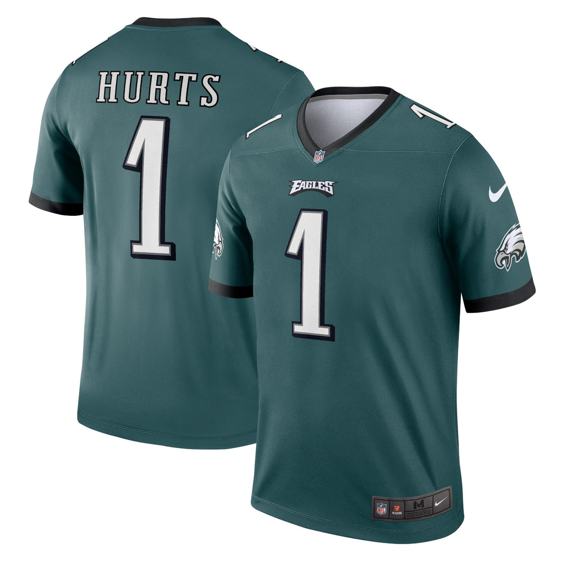 Jalen Hurts Philadelphia Eagles green Legend jersey