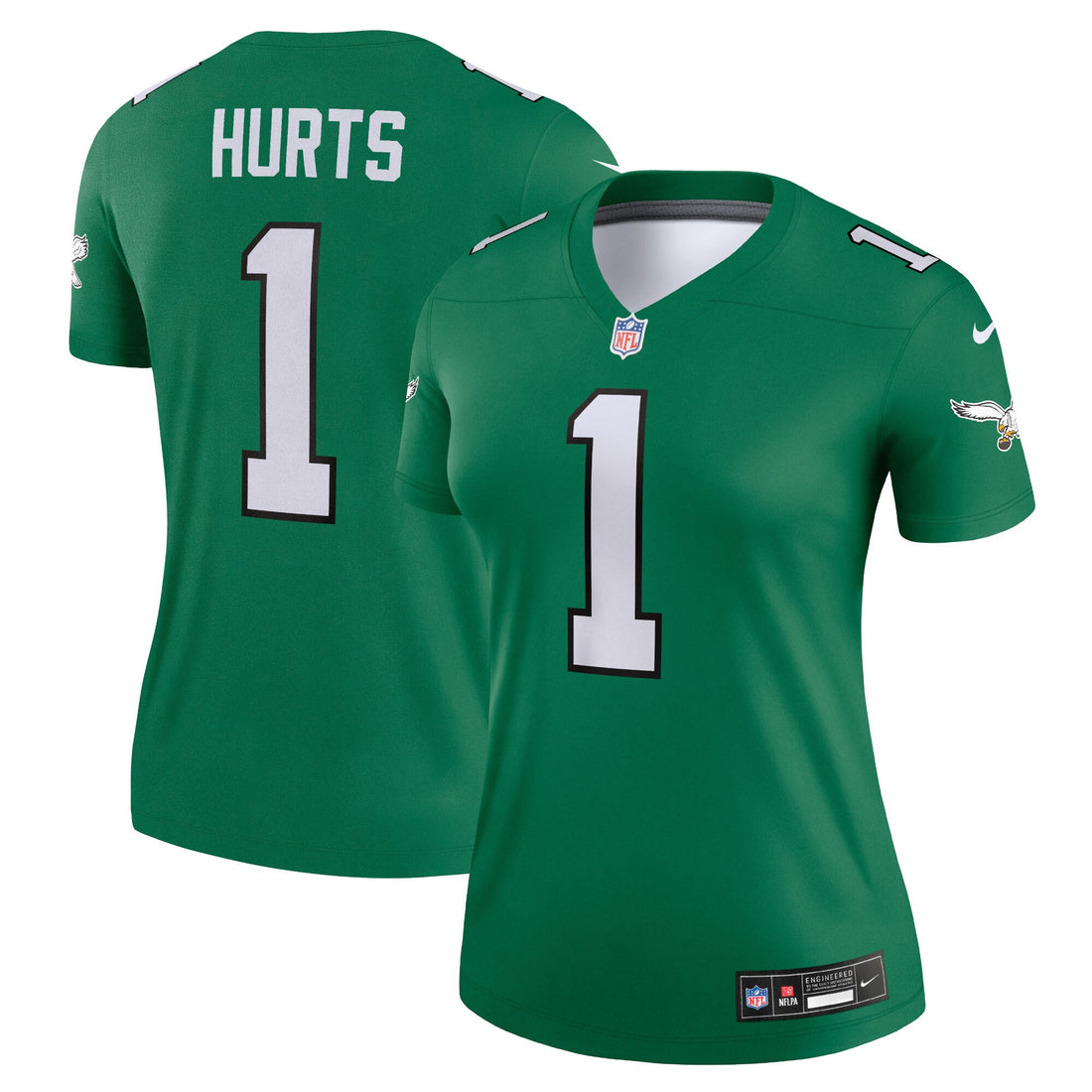 Jalen Hurts Philadelphia Eagles green Legend jersey