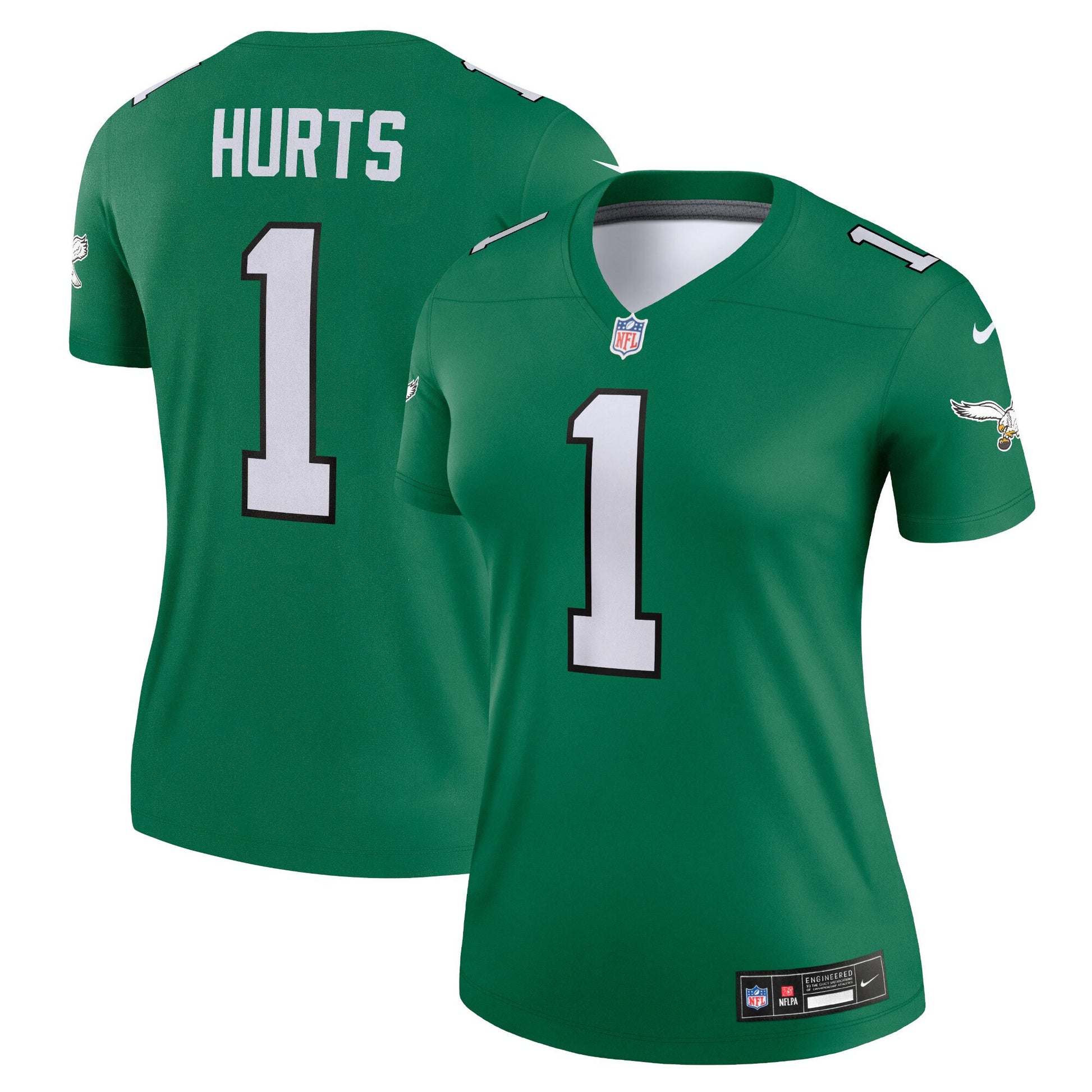 Jalen Hurts Philadelphia Eagles green Legend jersey