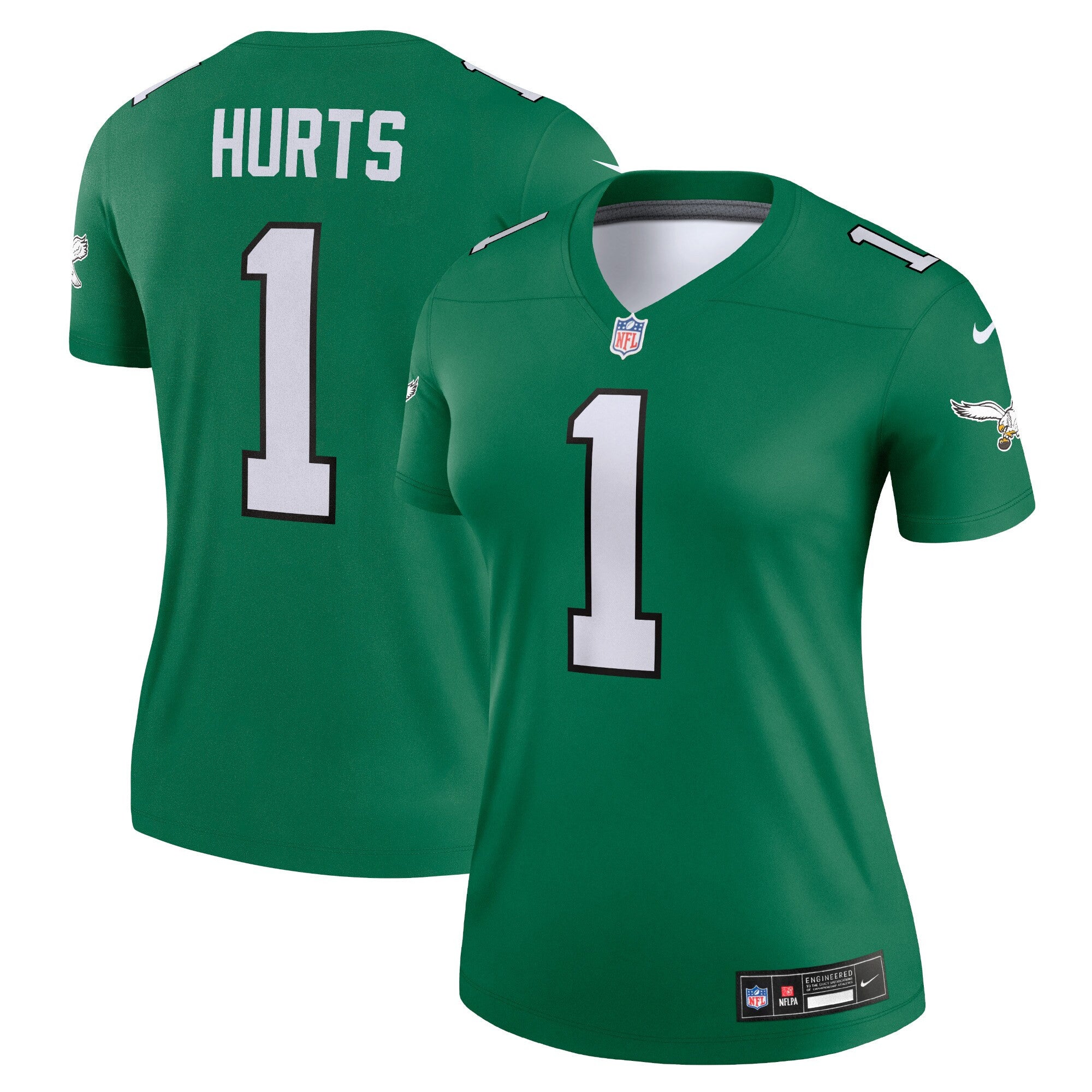 Jalen Hurts Philadelphia Eagles green Legend jersey