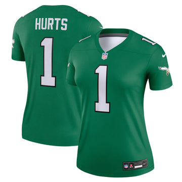 Jalen Hurts Philadelphia Eagles green Legend jersey