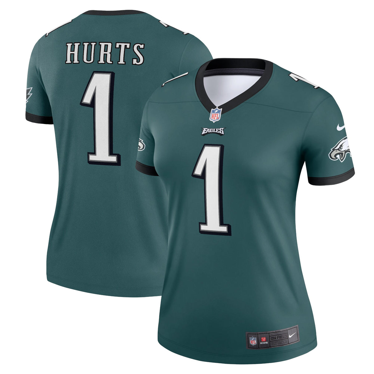 Jalen Hurts Philadelphia Eagles green Legend jersey