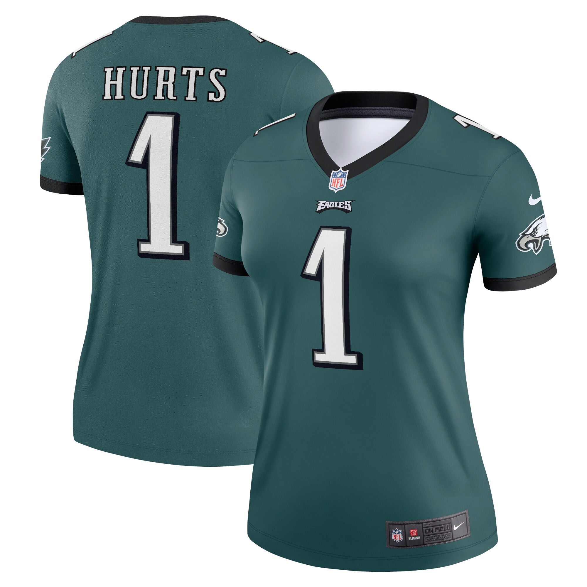 Jalen Hurts Philadelphia Eagles green Legend jersey