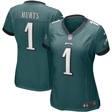 Jalen Hurts Philadelphia Eagles green jersey