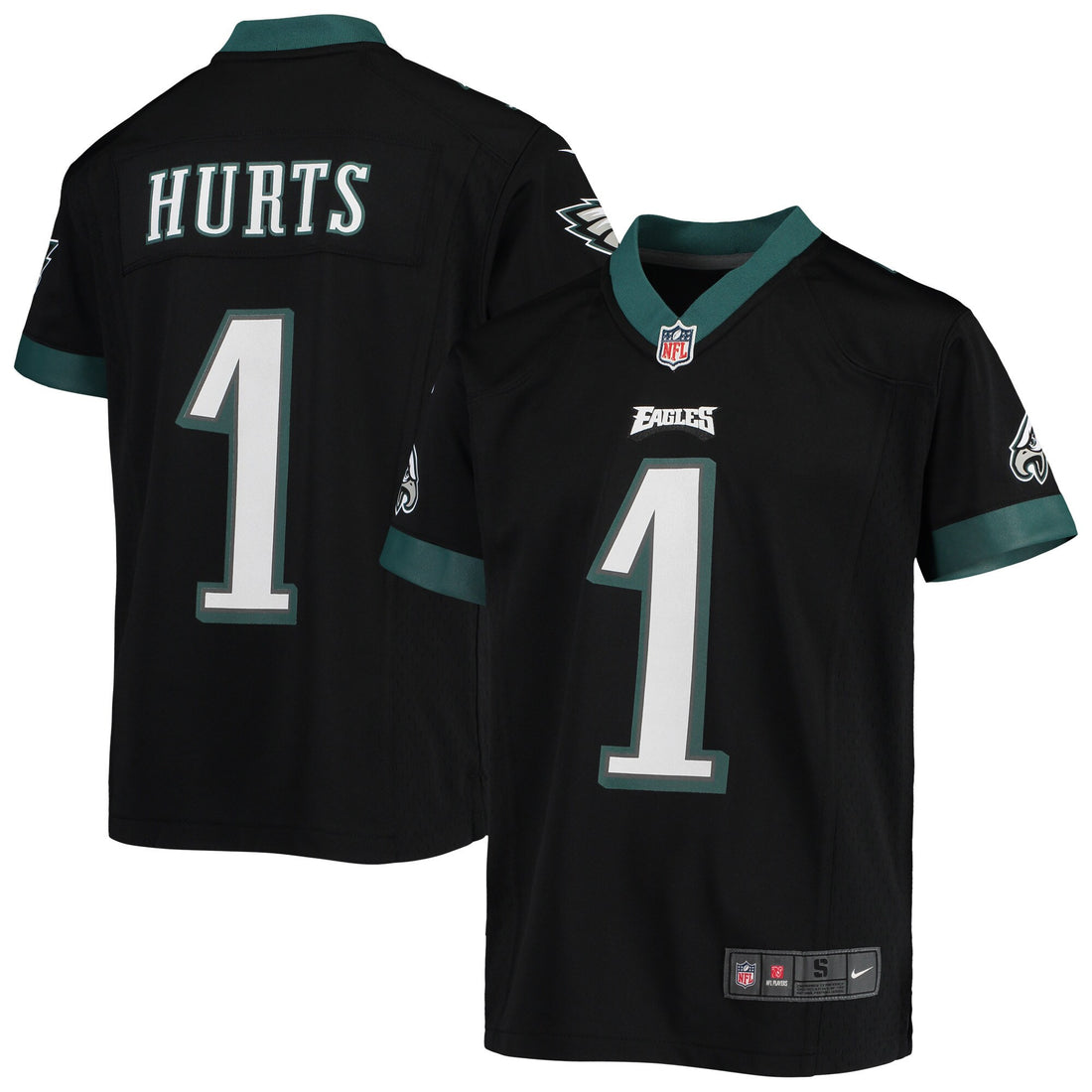 Jalen Hurts Philadelphia Eagles black jersey