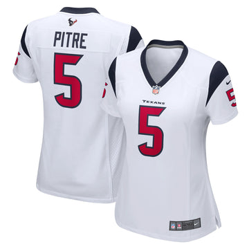 Jalen Pitre Houston Texans white Game jersey