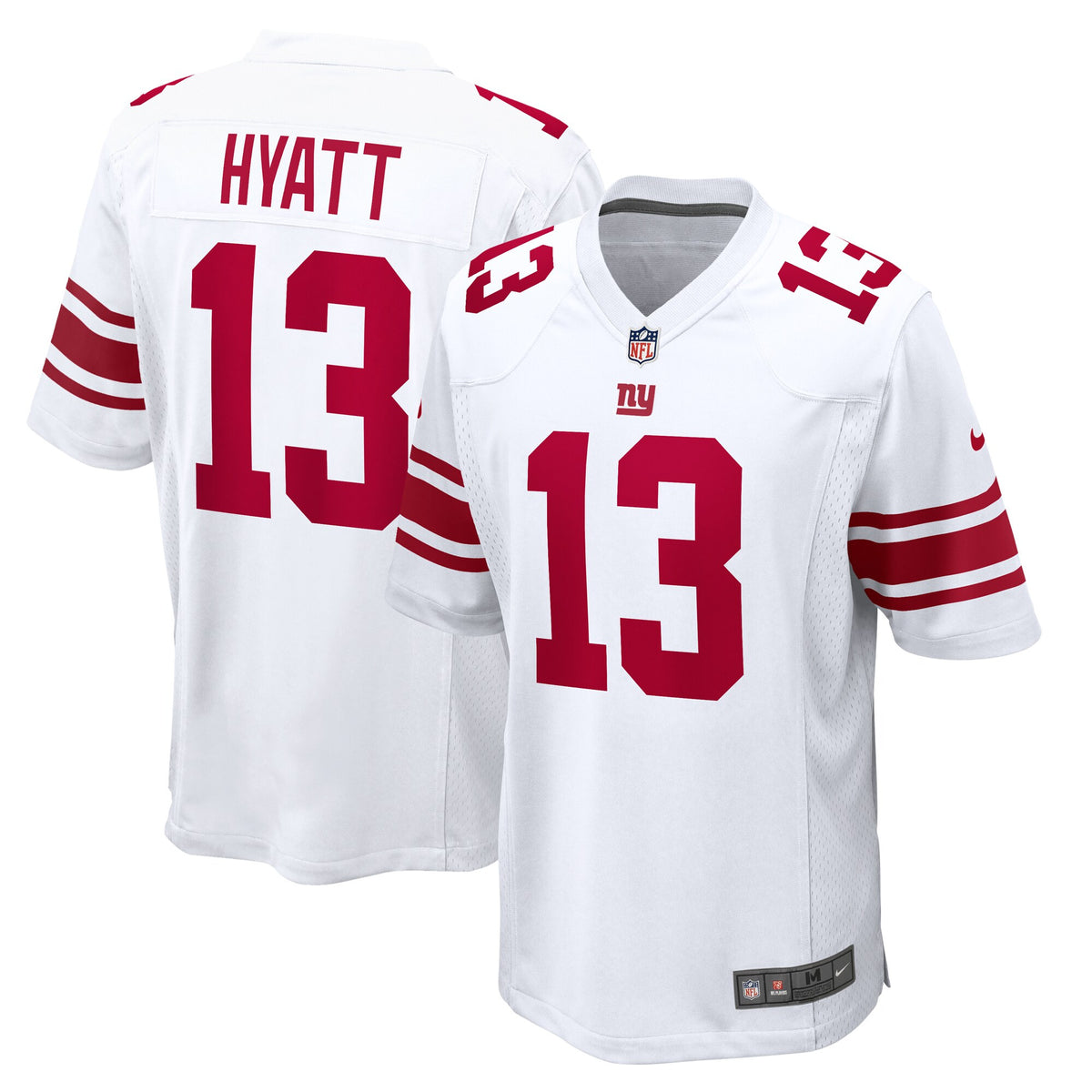 Jalin Hyatt New York Giants white jersey