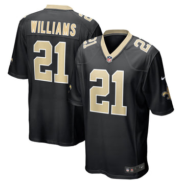 Jamaal Williams New Orleans Saints black Game jersey