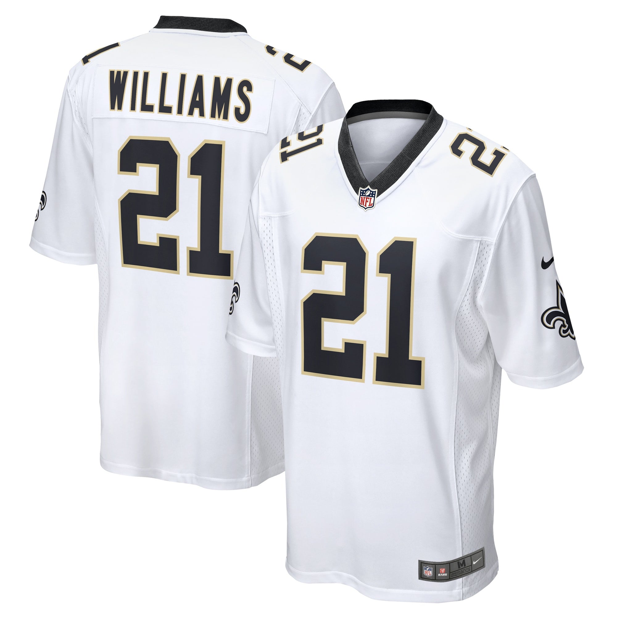 Jamaal Williams New Orleans Saints white jersey