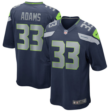 Jamal Adams Seattle Seahawks navy Game jersey