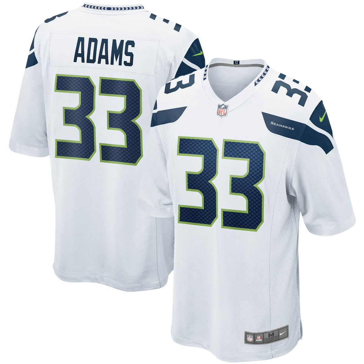 Jamal Adams Seattle Seahawks white jersey