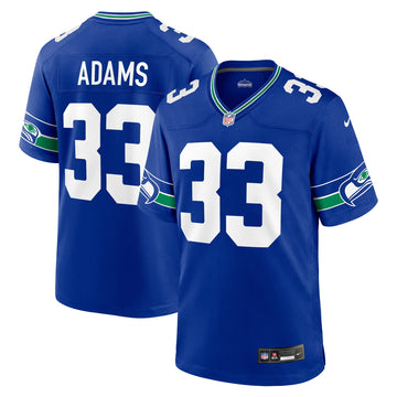Jamal Adams Seattle Seahawks royal Throwback jersey