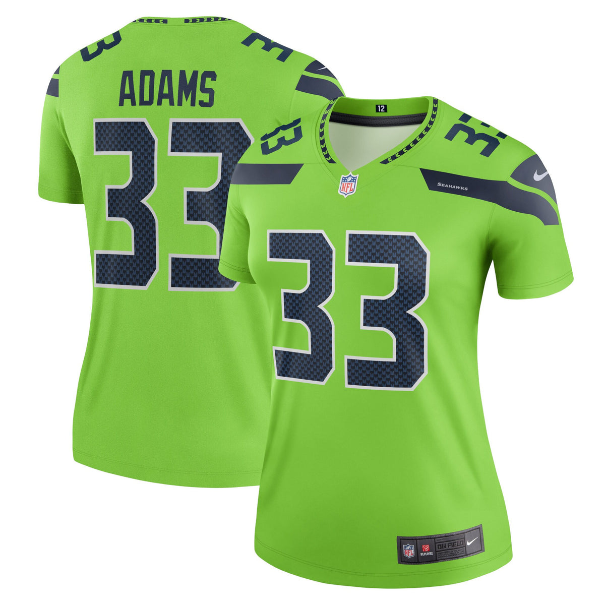 Jamal Adams Seattle Seahawks neon Legend jersey