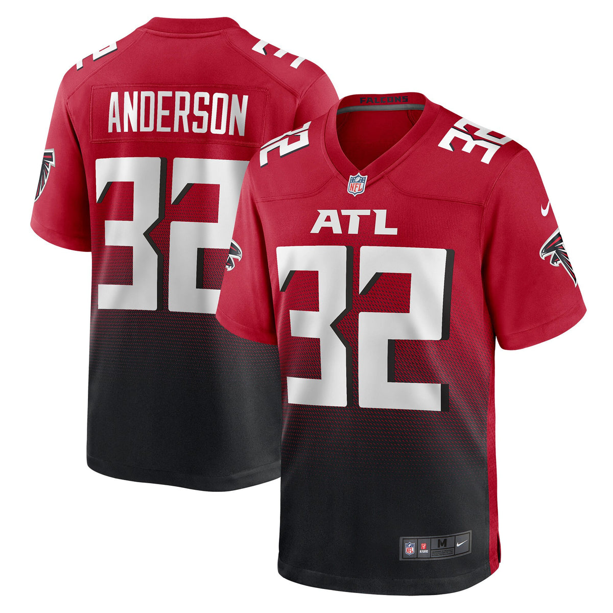 Jamal Anderson Atlanta Falcons red Alternate jersey