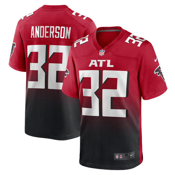 Jamal Anderson Atlanta Falcons red Alternate jersey