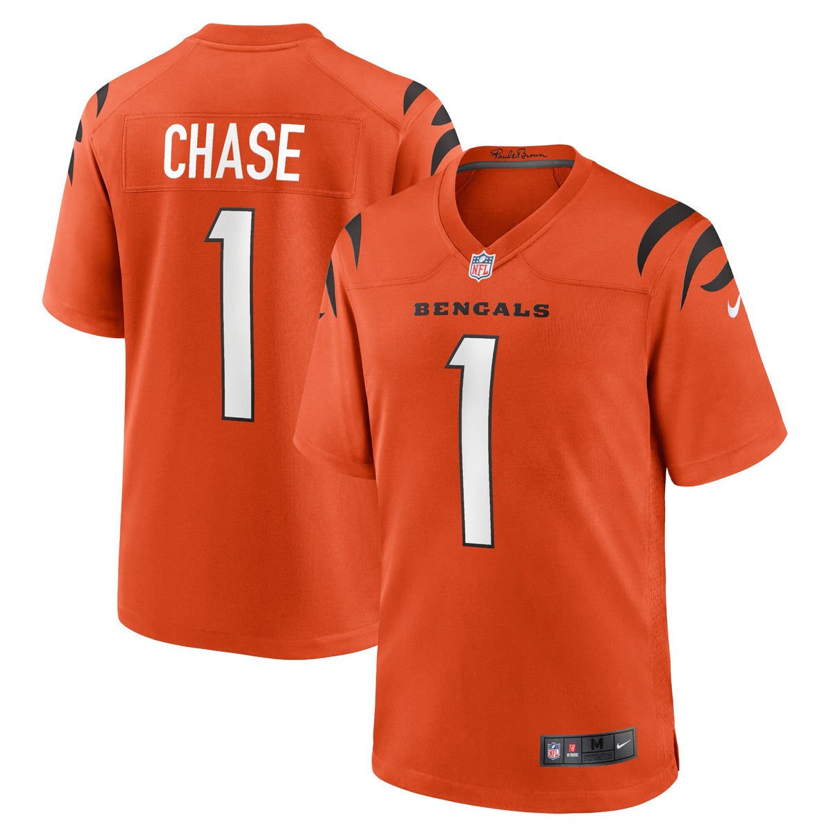Ja'marr Chase Cincinnati Bengals orange Alternate jersey