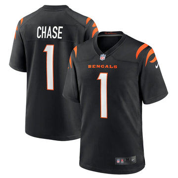 Ja'marr Chase Cincinnati Bengals black jersey