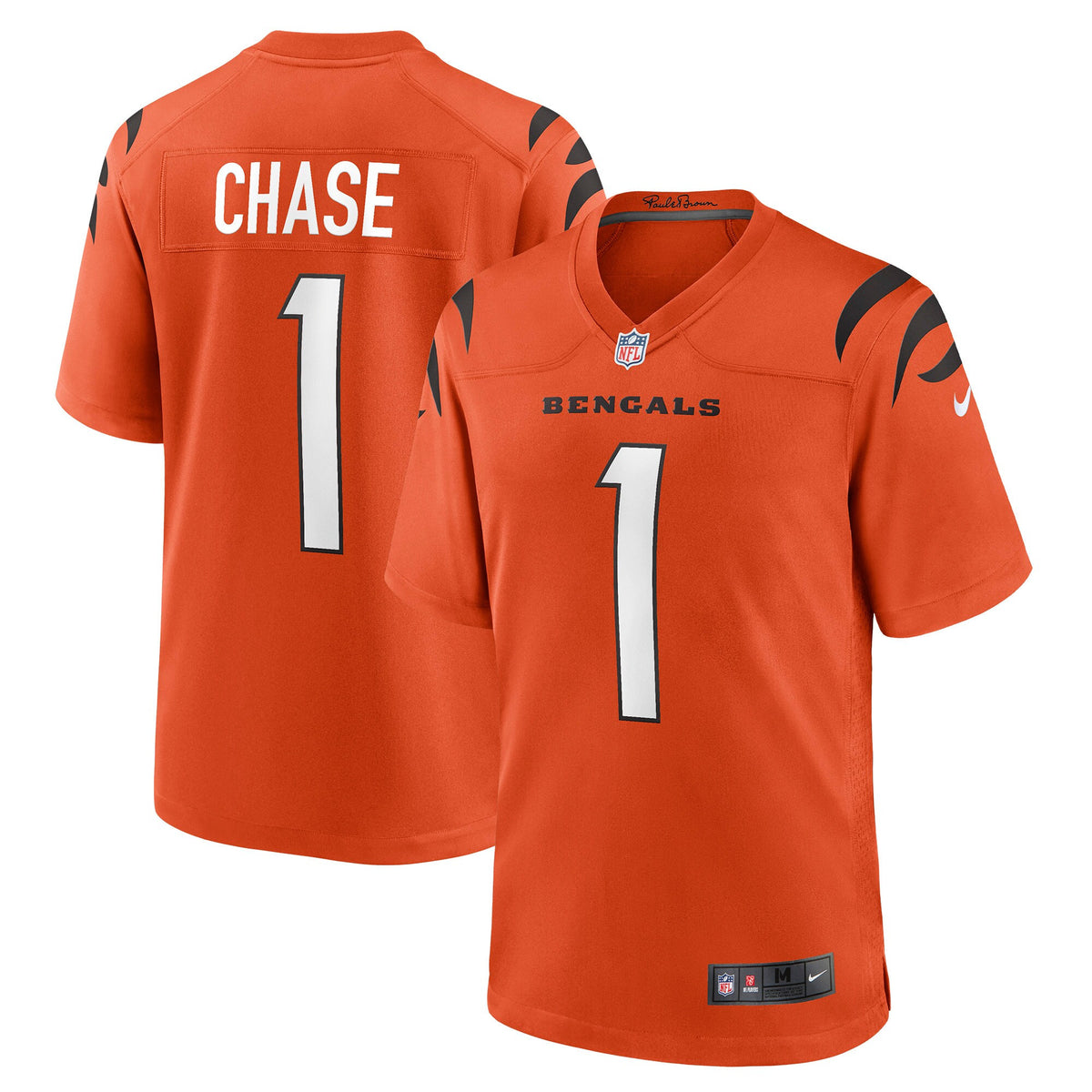 Ja'marr Chase Cincinnati Bengals orange jersey