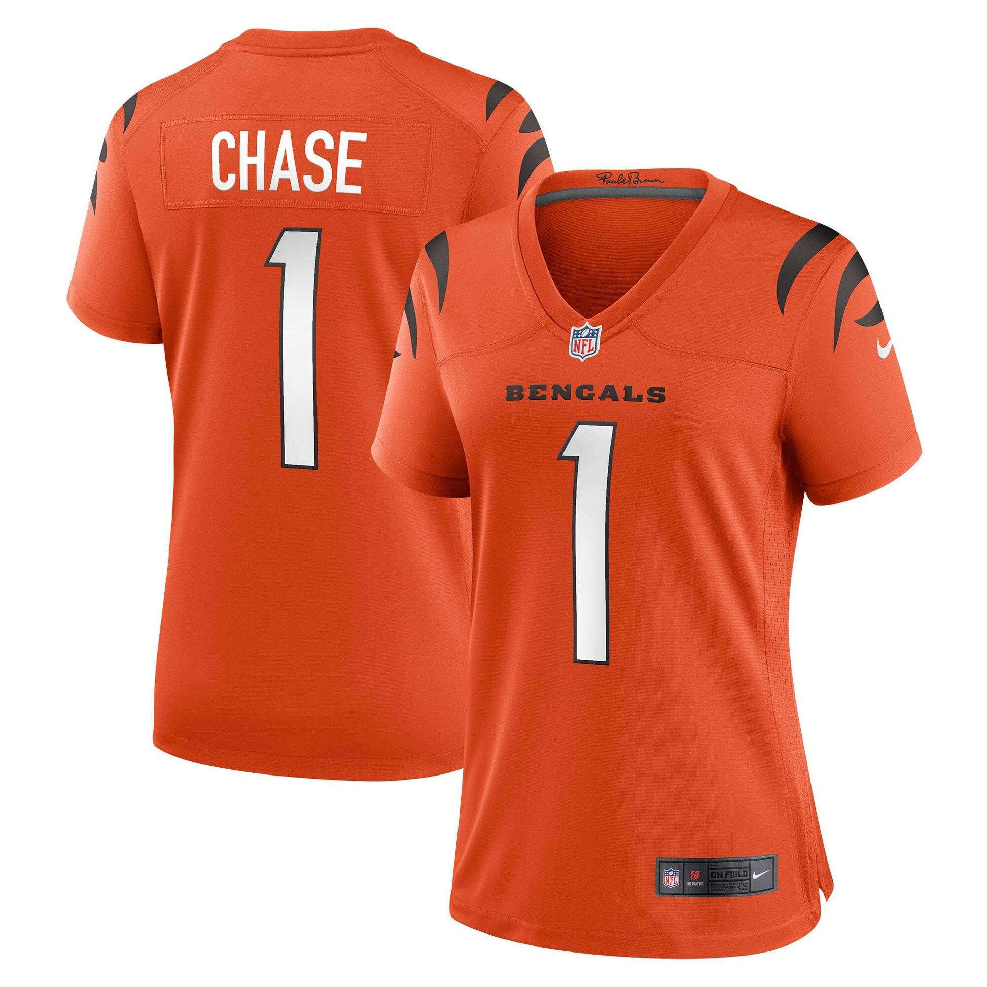 Ja'marr Chase Cincinnati Bengals orange jersey
