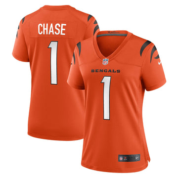 Ja'marr Chase Cincinnati Bengals orange jersey