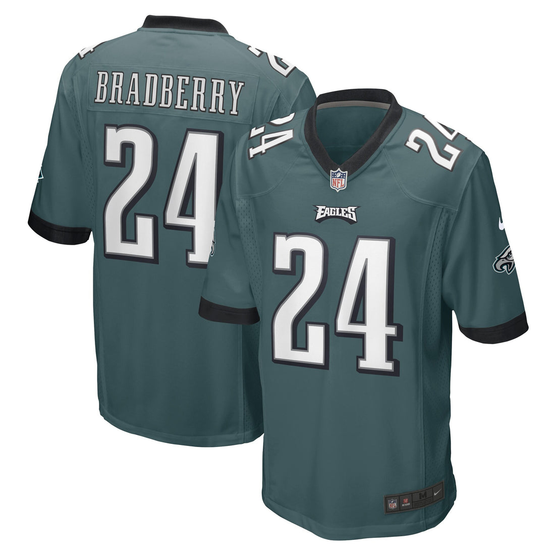 James Bradberry Philadelphia Eagles green Game jersey