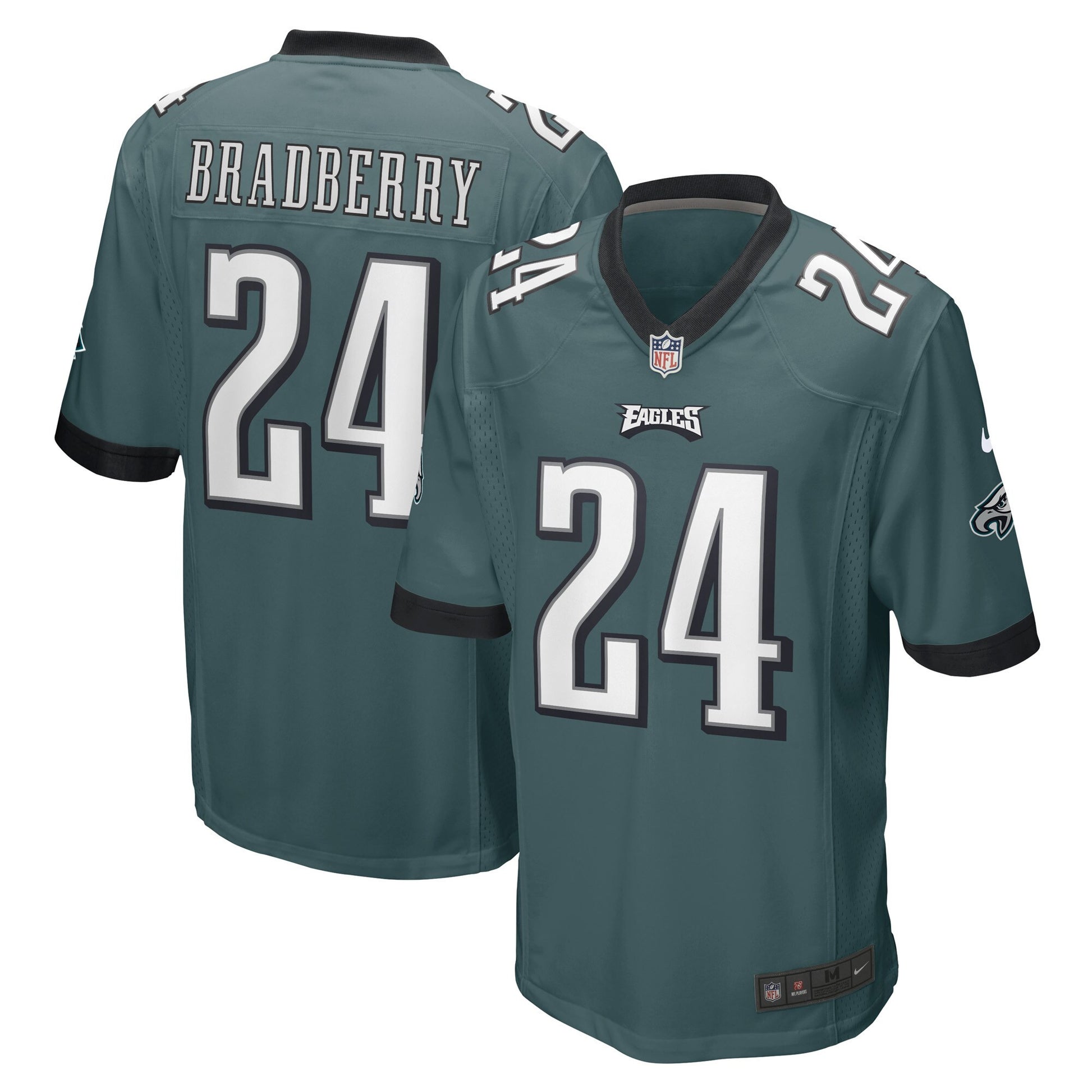 James Bradberry Philadelphia Eagles green Game jersey