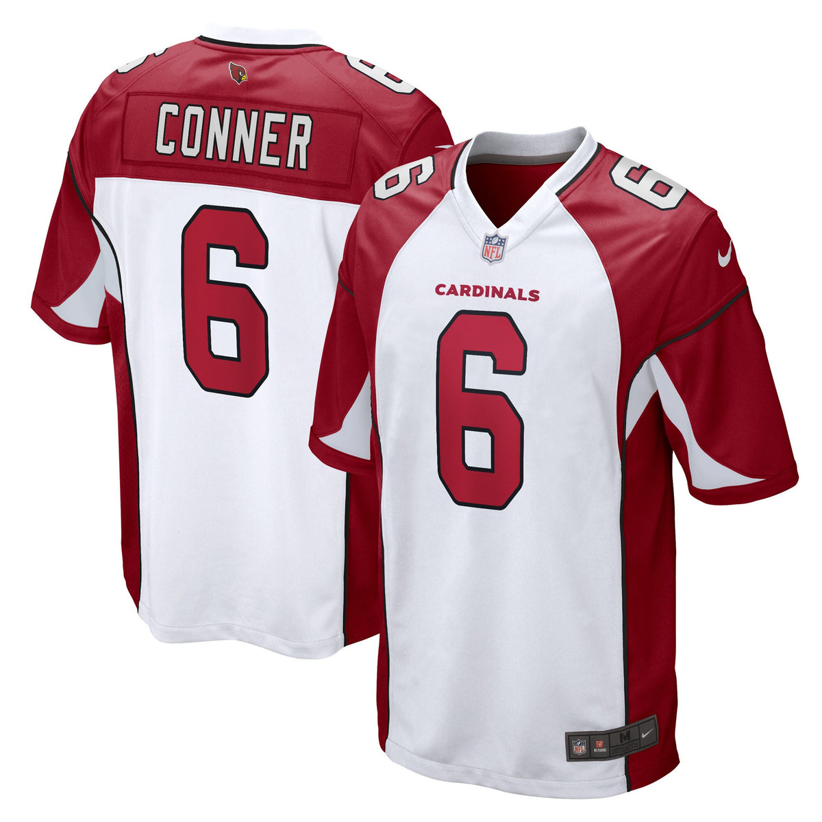 James Conner Arizona Cardinals white Game jersey