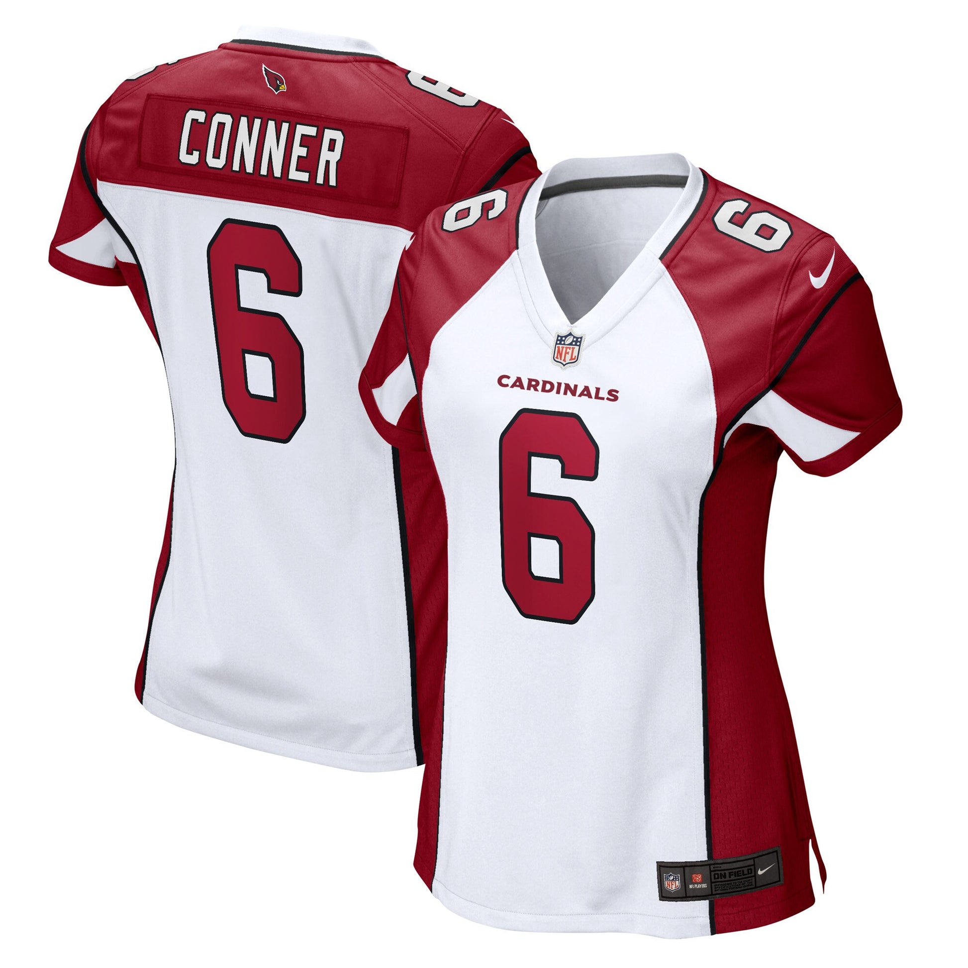James Conner Arizona Cardinals white Game jersey