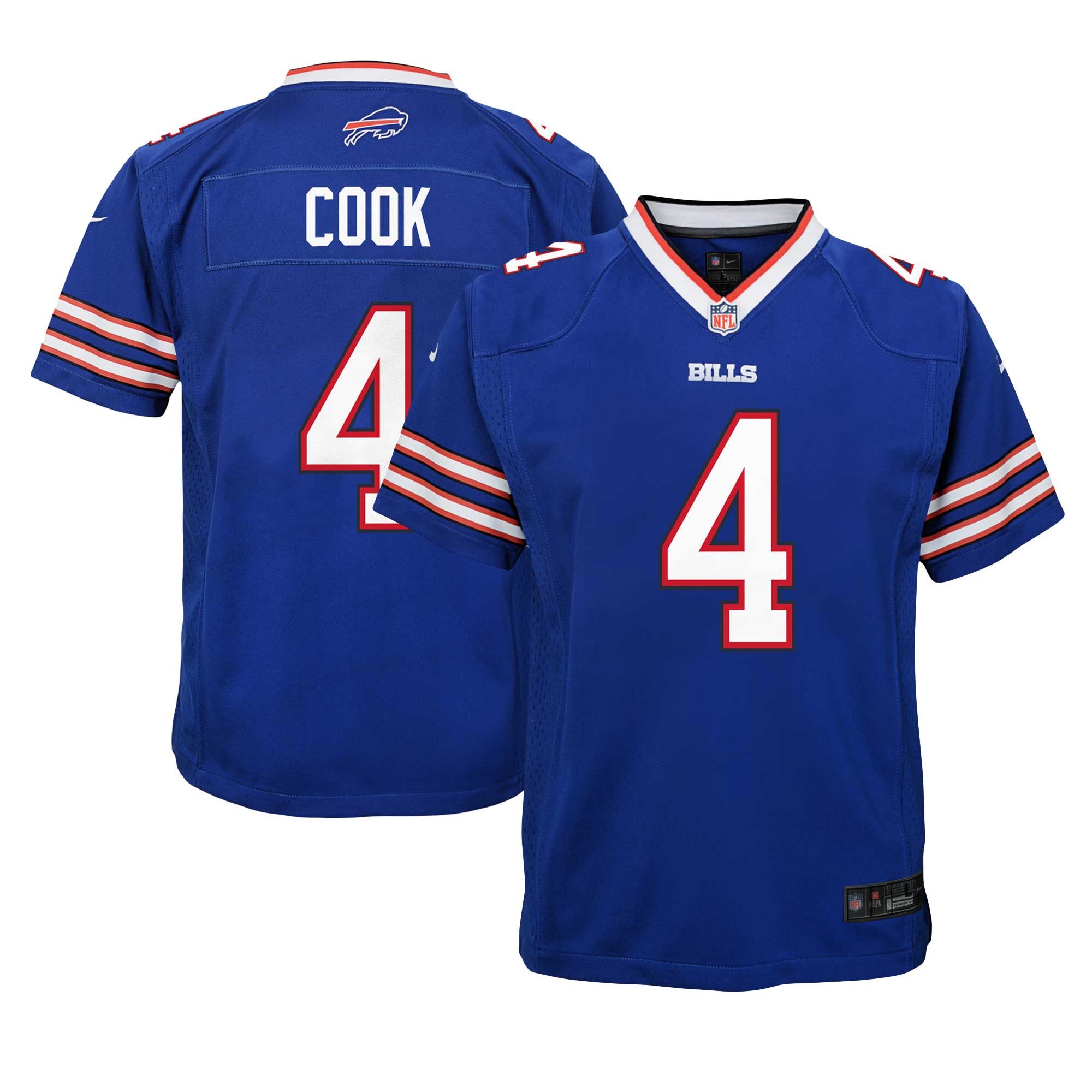James Cook Buffalo Bills royal jersey