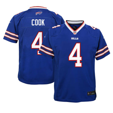 James Cook Buffalo Bills royal jersey