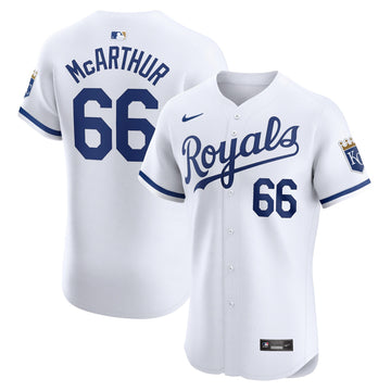 James Macarthur Kansas City Royals white Elite jersey