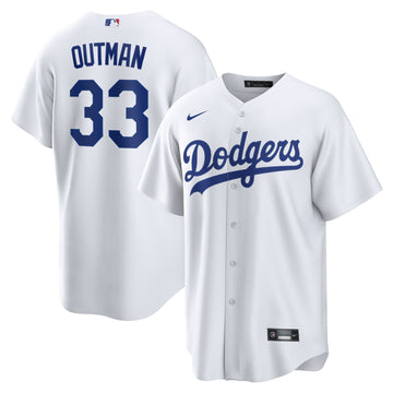James Outman Los Angeles Dodgers white jersey