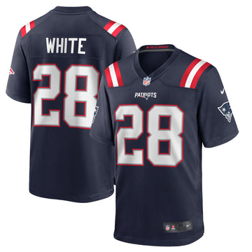 James White New England Patriots navy Game jersey