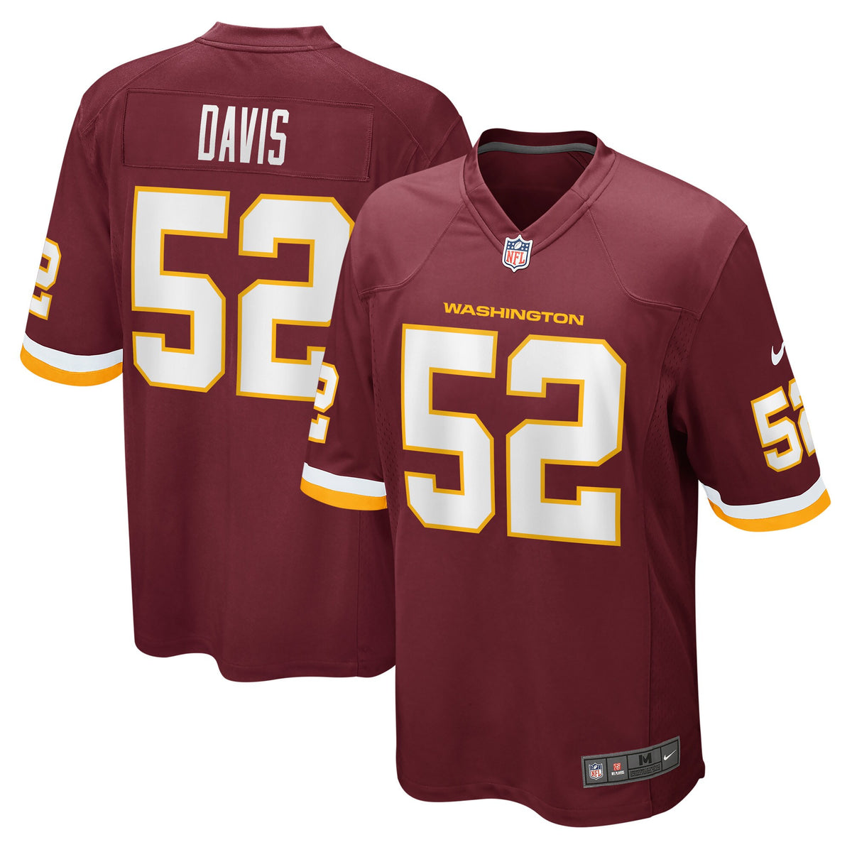 Jamin Davis Washington Washington Commanders burgundy jersey