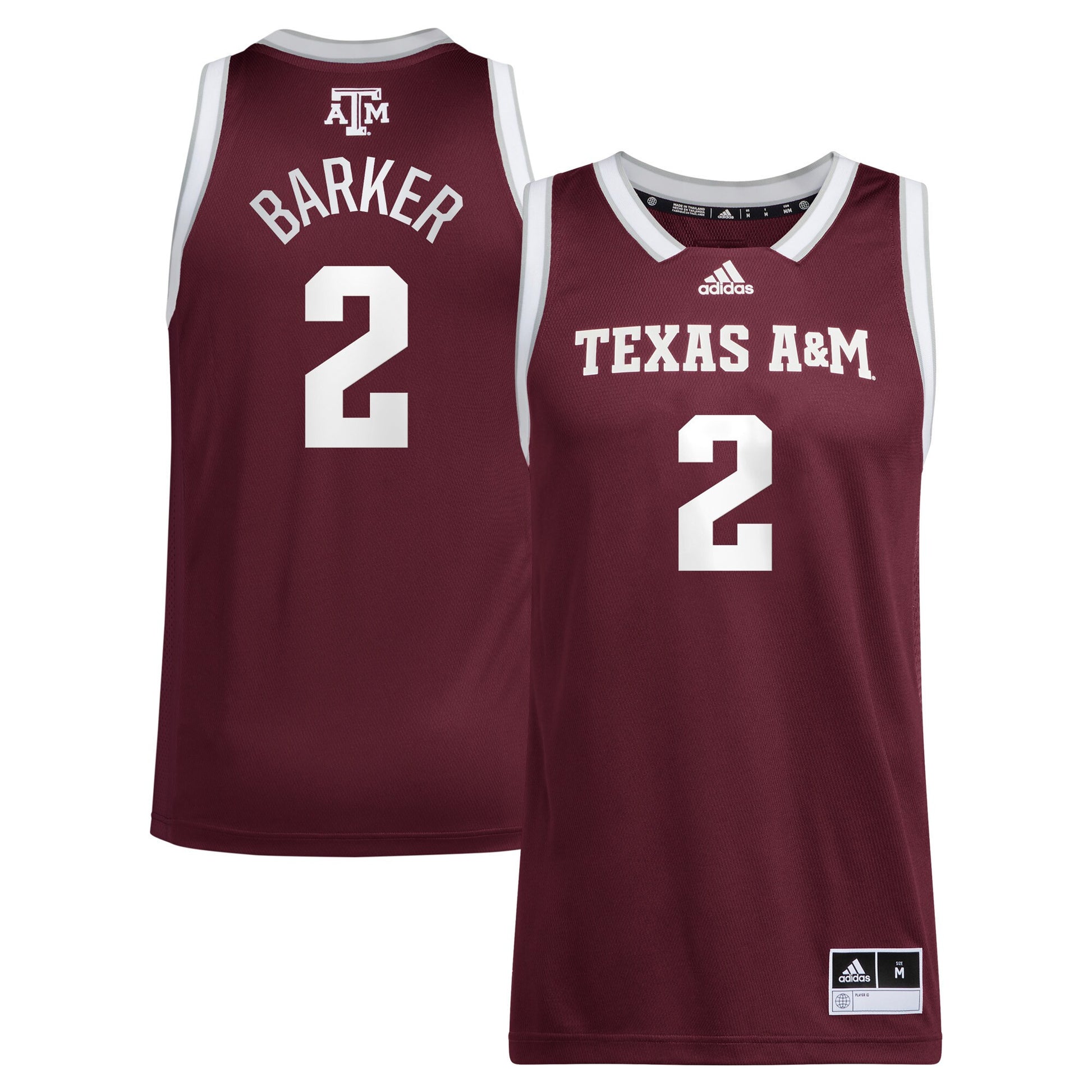 Janiah Barker Texas A&M Aggies maroon jersey