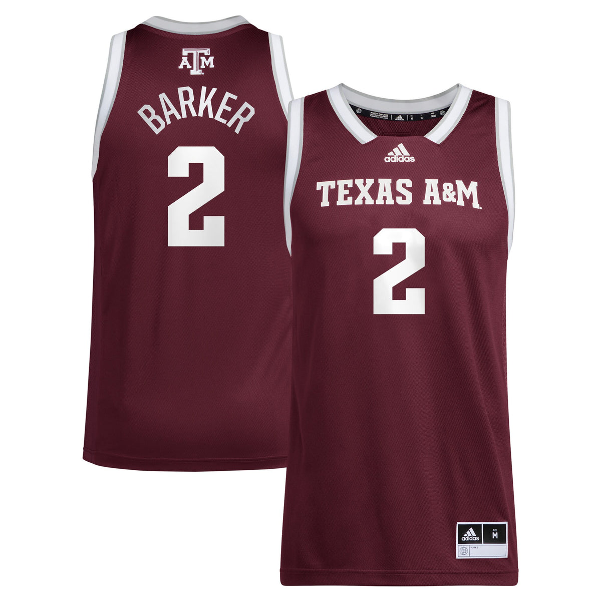 Janiah Barker Texas A&M Aggies maroon jersey
