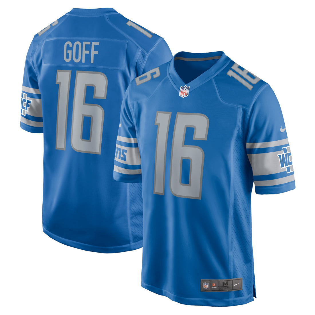 Jared Goff Detroit Lions blue jersey