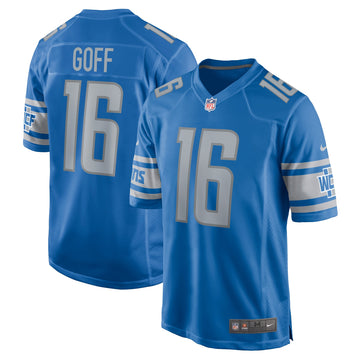 Jared Goff Detroit Lions blue jersey