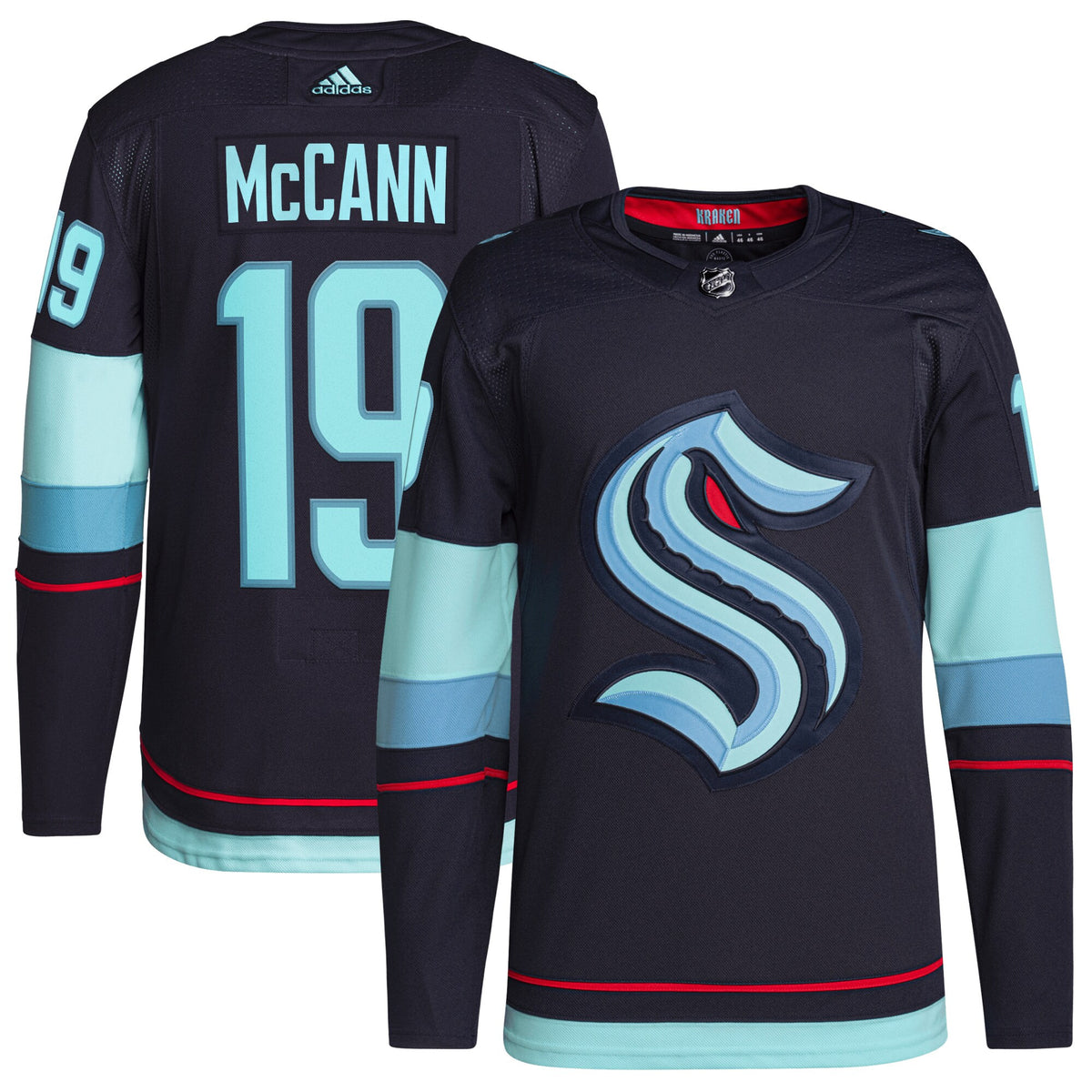 Jared Mccann Seattle Kraken blue Home jersey