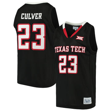 Jarrett Culver Original Texas Tech Red Raiders black Retro jersey