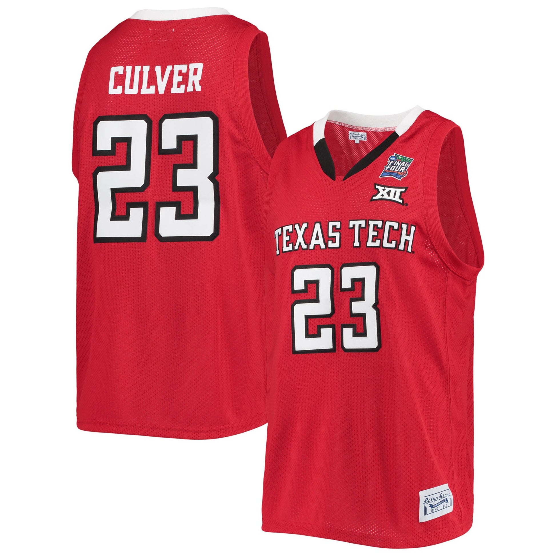 Jarrett Culver Original Texas Tech Red Raiders red Retro jersey