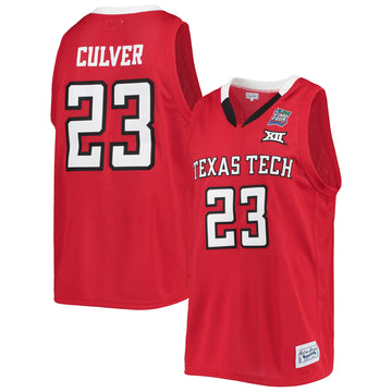 Jarrett Culver Original Texas Tech Red Raiders red Retro jersey