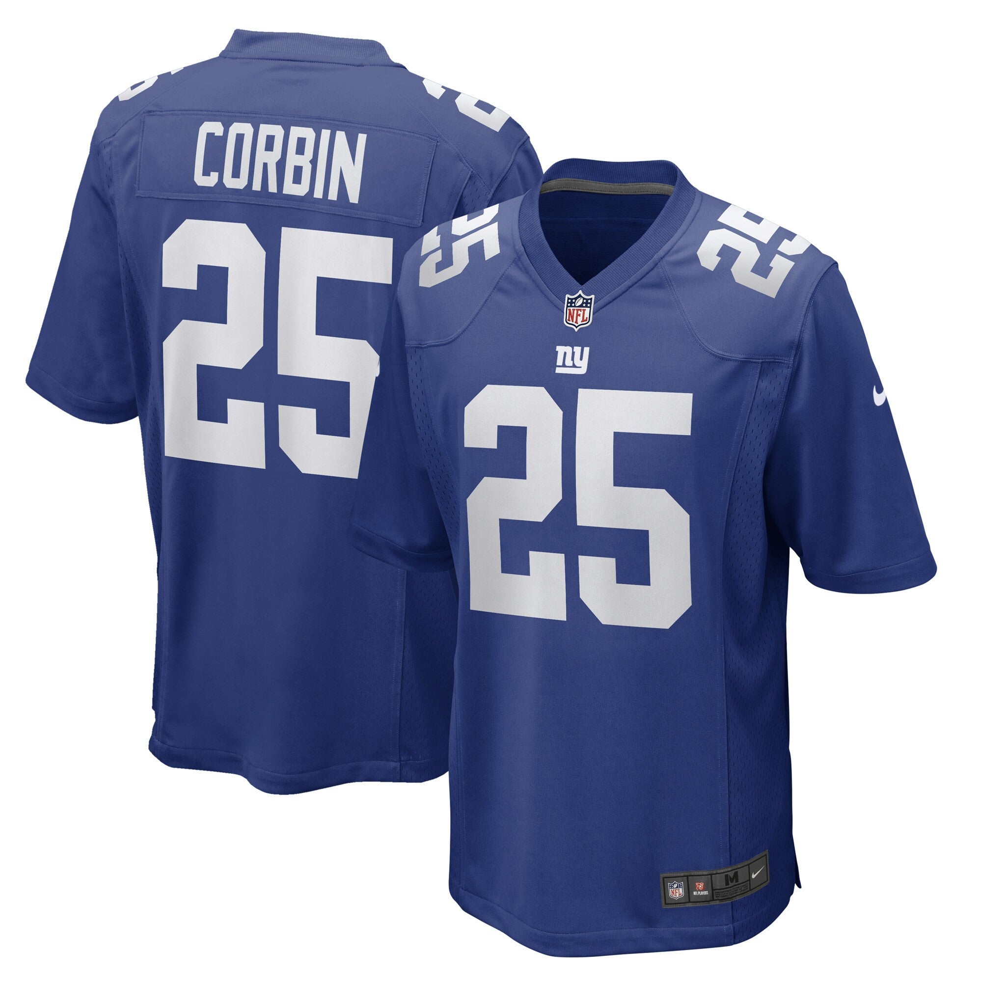 Jashaun Corbin New York Giants royal Game jersey